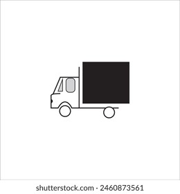 LKW-Symbol-Logo-Vektorgrafik-Design