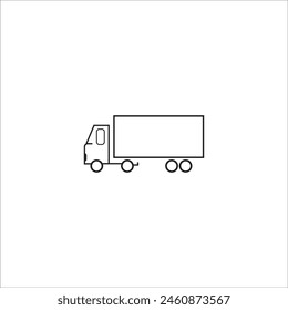 truck icon logo vector design