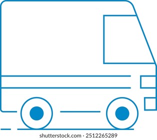 Truck icon, mini truck icon, transport icon, business icon, minibus