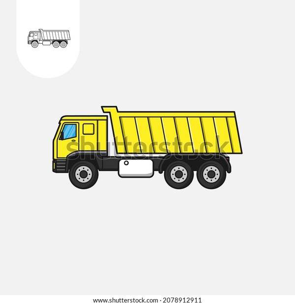 Truck icon on white background.\
Perfect use for web, pattern, design, icon, ui, ux,\
etc.