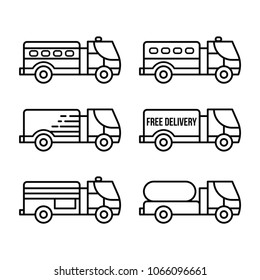 Truck Icon Pack