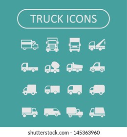 Truck Icon Set