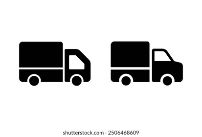 Truck icon set. truck delivery icon Vector illustration