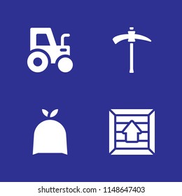 truck icon set. garbage, shipping and pick vector icon for graphic design and web
