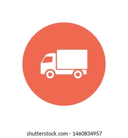 A truck icon. A sign of delivery. A symbol of cargo and delivery.