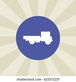 truck icon. sign design. background
