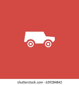 truck icon. sign design. red background