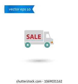 truck. truck icon. sign design. Vector EPS 10.