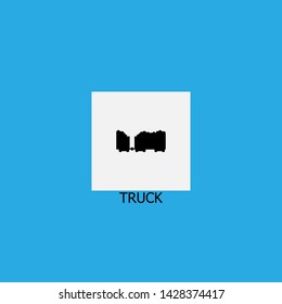 truck icon sign signifier vector