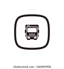 Truck icon sign symbol