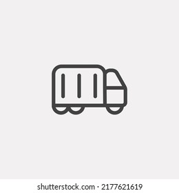 Truck icon sign vector,Symbol, logo illustration for web and mobile