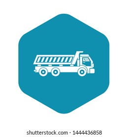 Truck icon. Simple illustration of truck vector icon for web design