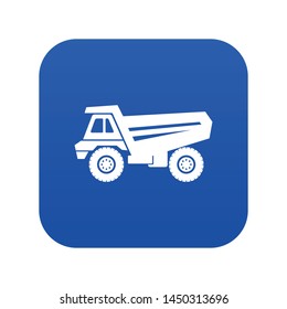 Truck icon. Simple illustration of truck vector icon for web