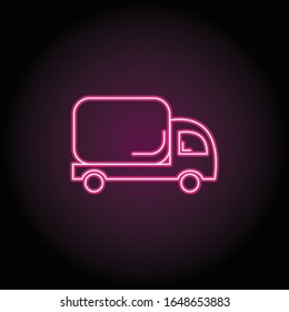Truck icon. Simple thin line, outline vector of shopping icons for ui and ux, website or mobile application
