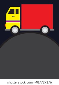 Truck icon ,simple vector illustration,truck poster,truck background,truck cartoon illustration