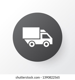 Truck icon symbol. Premium quality isolated van element in trendy style.