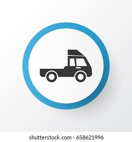 Truck Icon Symbol. Premium Quality Isolated Van Element In Trendy Style.
