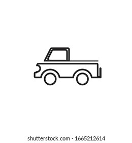 Icono de coche y vectorial de plantilla de símbolo