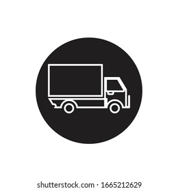 truck icon and symbol template vector