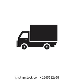 truck icon and symbol template vector