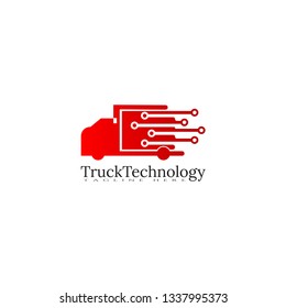 Truck icon template,creative vector logo design,illustration element