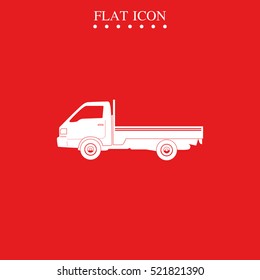 Truck icon. Transport illustration.