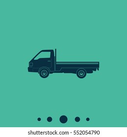 Truck icon. Transport illustration.