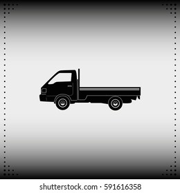 Truck icon. Transport illustration.