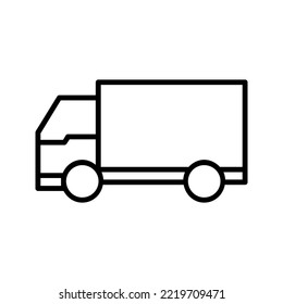 Truck icon.  Transport sign. vector illustration