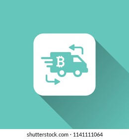 truck icon. transportation symbol
