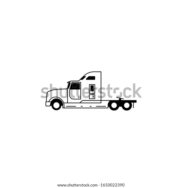 Truck Icon in trendy flat style\
isolated on grey background. Delivery truck symbol for your web\
site design, logo, app, UI. Vector illustration,\
EPS10.\
