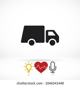 Truck icon Vector icon