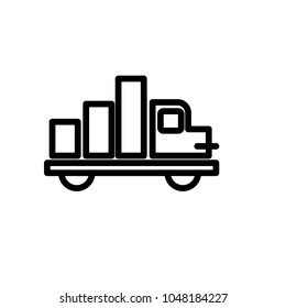 truck icon vector