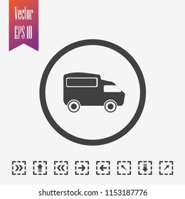 truck icon vector