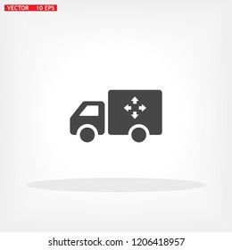 Truck icon Vector icon