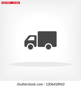 Truck icon Vector icon