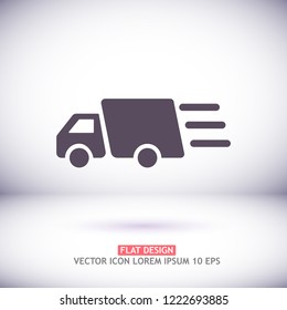 Truck icon Vector icon
