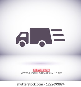 Truck icon Vector icon