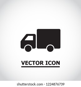 Truck icon Vector icon