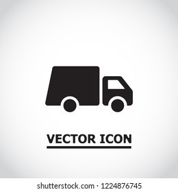 Truck icon Vector icon