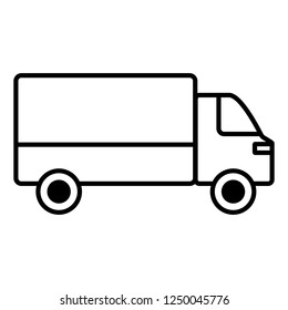 TRUCK ICON VECTOR