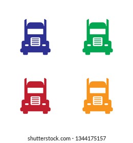 Truck icon vector