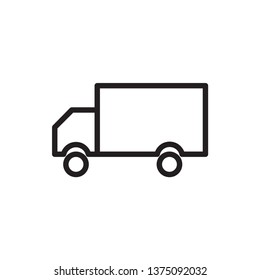 truck icon vector
