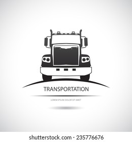 Truck icon. Vector.