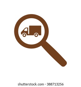 Truck icon, vector 