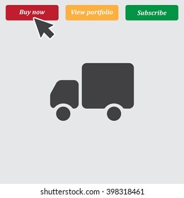 Truck Icon Vector.