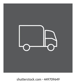 Truck icon, Vector