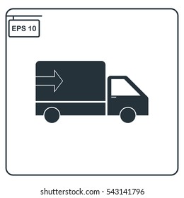 Truck Icon, Vector