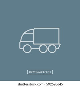 Truck icon vector