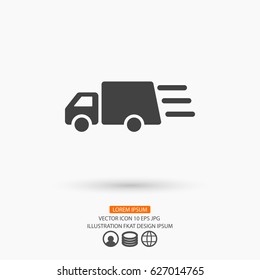 Truck icon vector